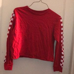 Red checkered On fire shirt